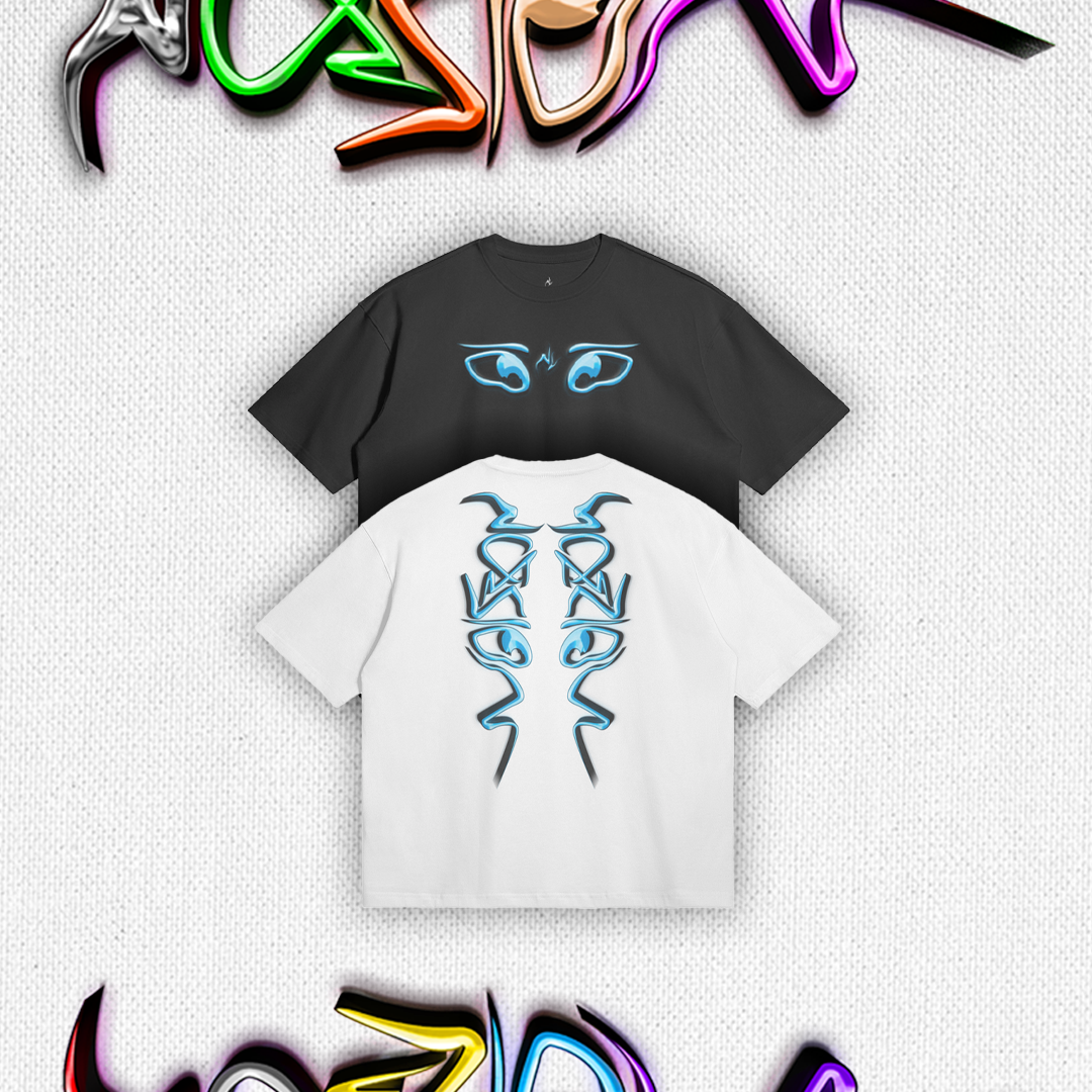 T-SHIRT COLORES BLEU