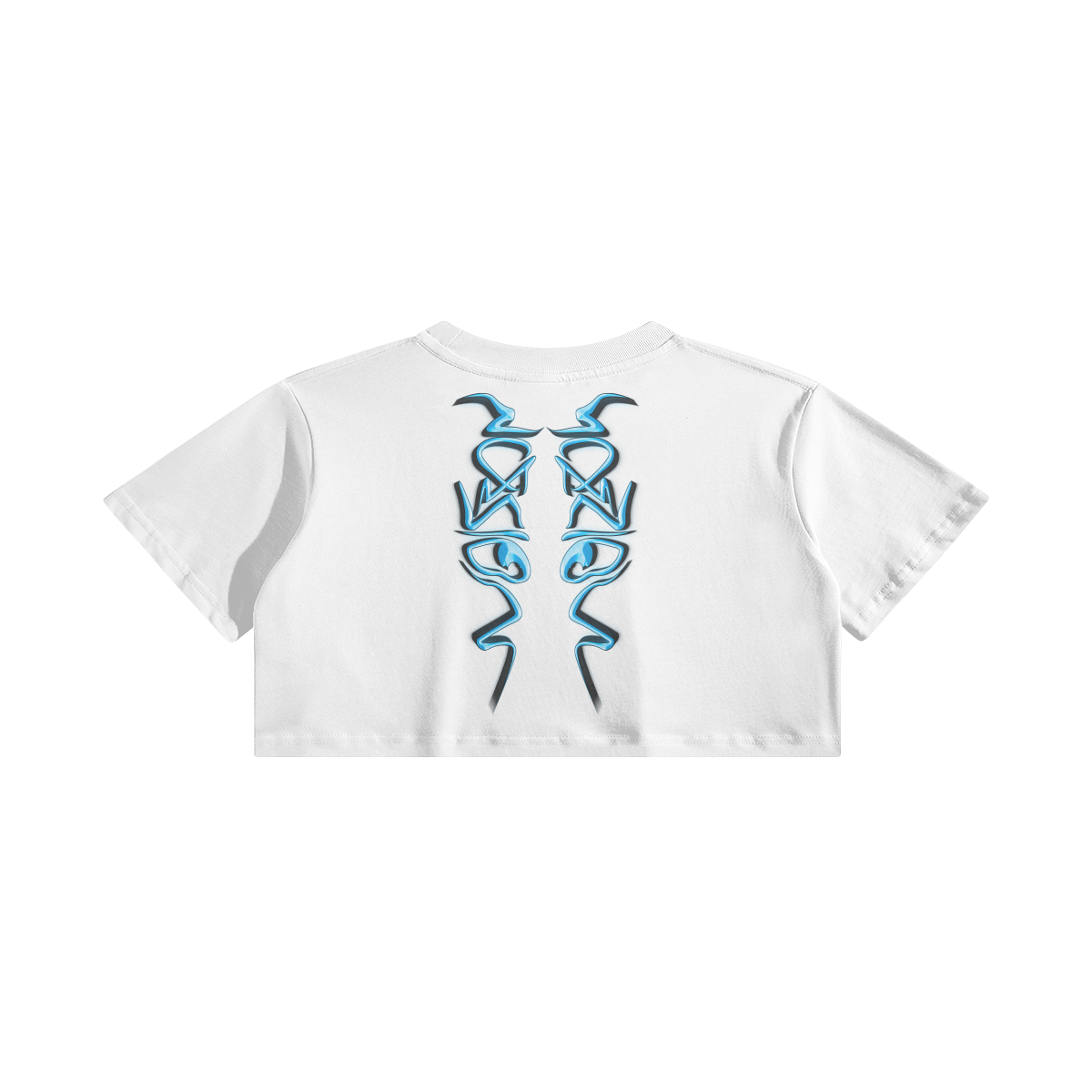 CROP TOP COLORES BLEU