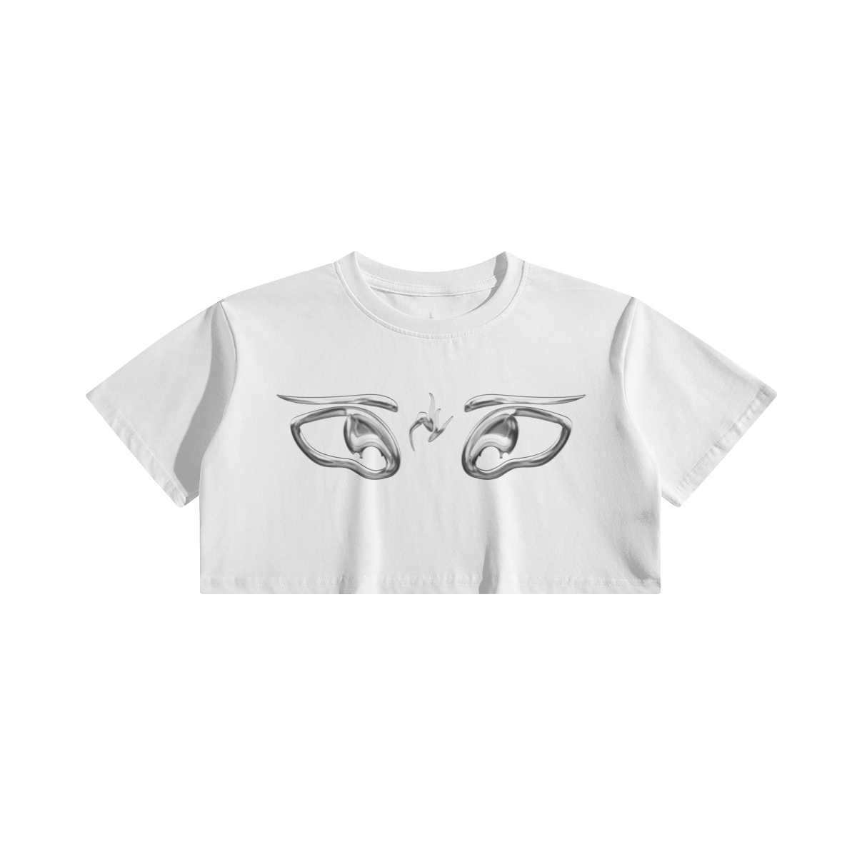 CROP TOP COLORES GRIS CHROME