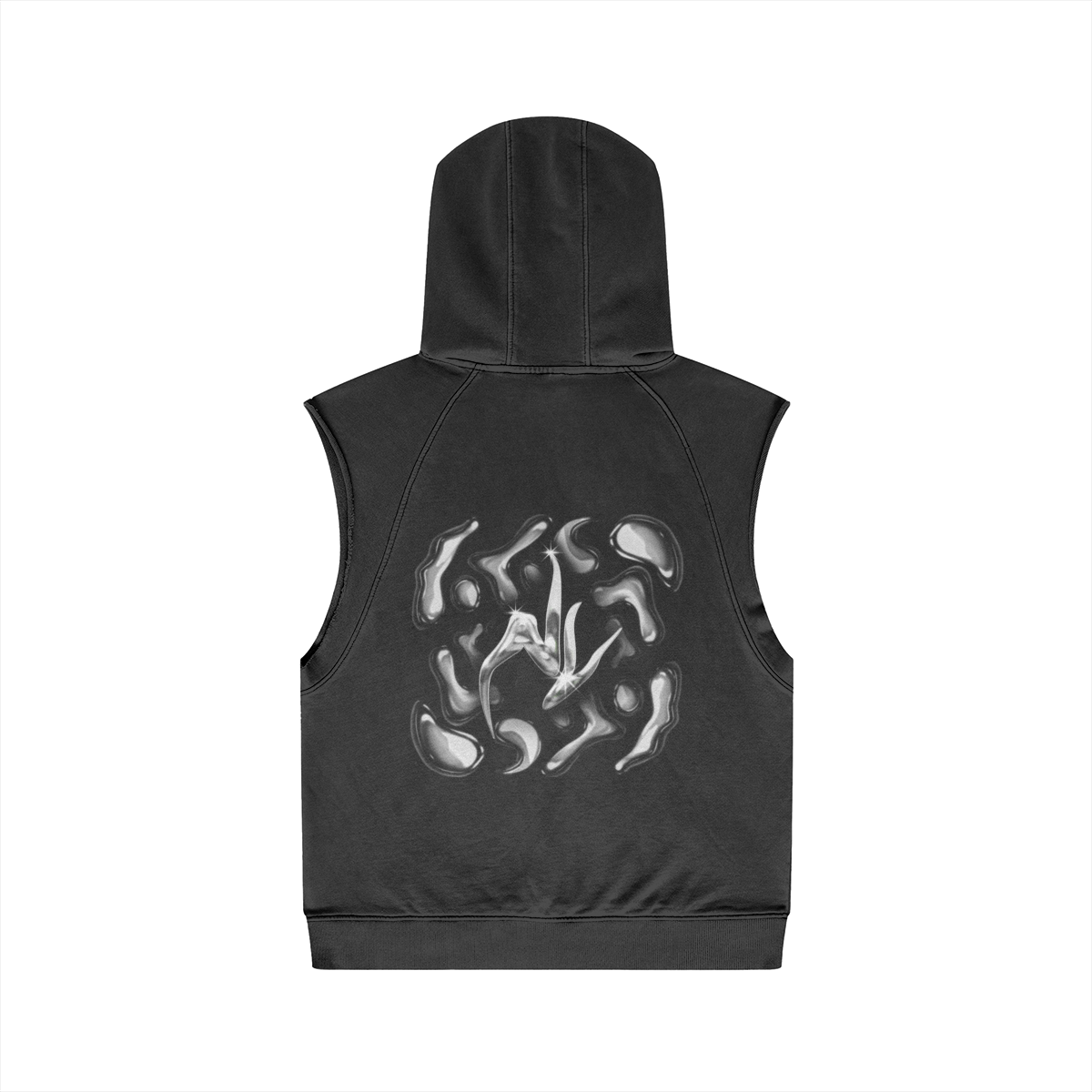 SLEEVELESS HOODIE NUESION
